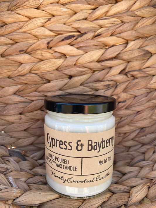 Cypress and Bayberry Soy Candle