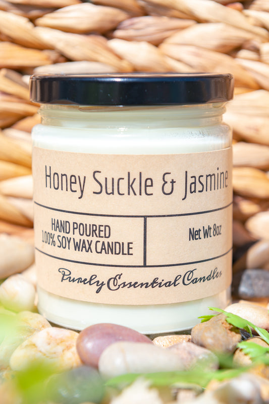 Honeysuckle and Jasmine Soy Candle